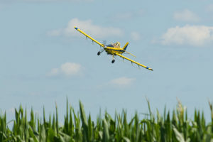 low flying plane